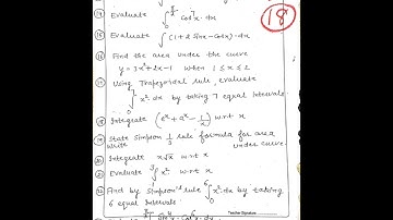 #HSBTE Diploma 1st Year/Common for all Branches Applied Maths Ch-22Application of Integrations Notes