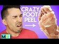 Men Try Dead Skin Foot Peel