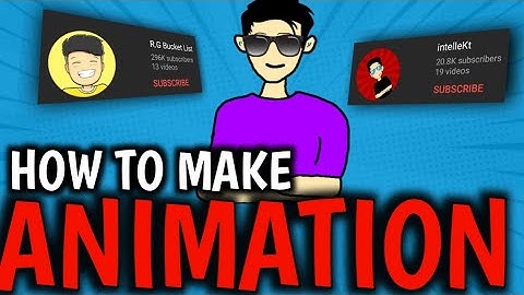 How to animate like RG bucketlist, Mango boi, Intellekt on your phone | Android/iOS | Hindi