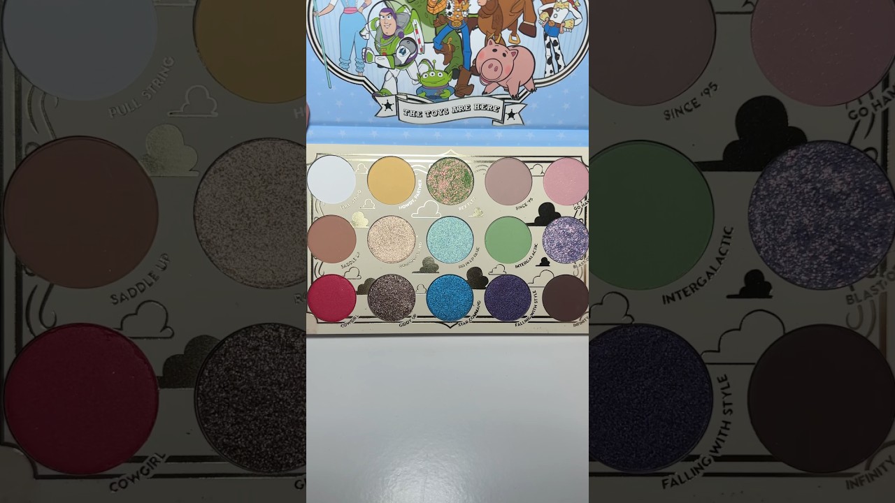 The gorgeous Colourpop Toy Story palette! Gifted/ad