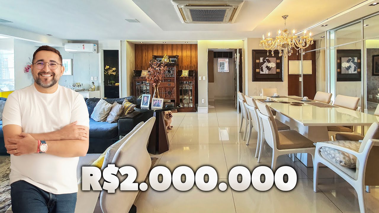 Apto de Luxo com 200m² no Melhor Condomínio do Cocó! Ilhas do Parque (Fortaleza-CE)