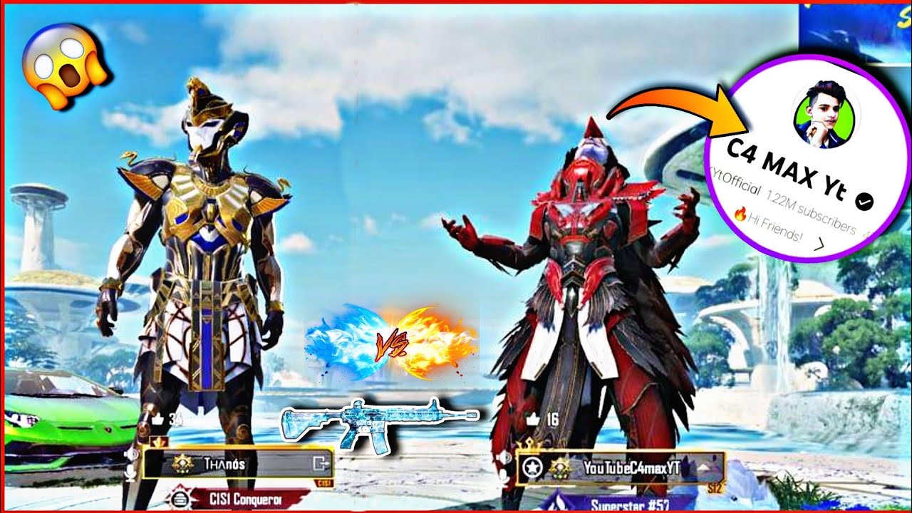 Omg!! 😱 @C4MAXYtOfficial Challenge me | Thanos gaming world vs c4 max yt | 1V1 BGMI TDM