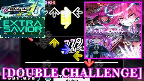 【DDR A3】 DIABLOSIS::Nāga / sky_delta [DOUBLE CHALLENGE] 譜面確認+Clap