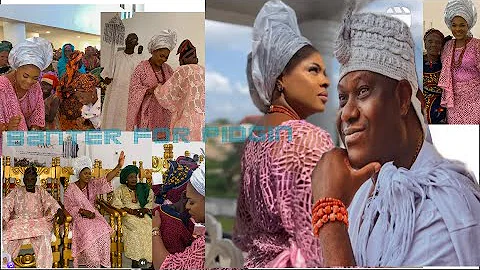 Ooni of ife showers praises to  Olori Temitope for being a huge blessings to ife kingdom & others