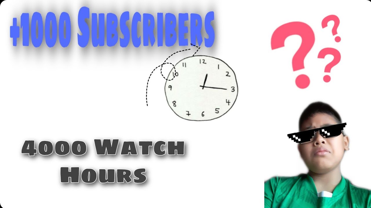 How To Get 1000 Subscribers And 4000 Watch Hours |2020 - YouTube