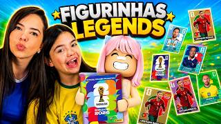 🤩CONSEGUIMOS FIGURINHAS RARAS da COPA DO MUNDO - Roblox