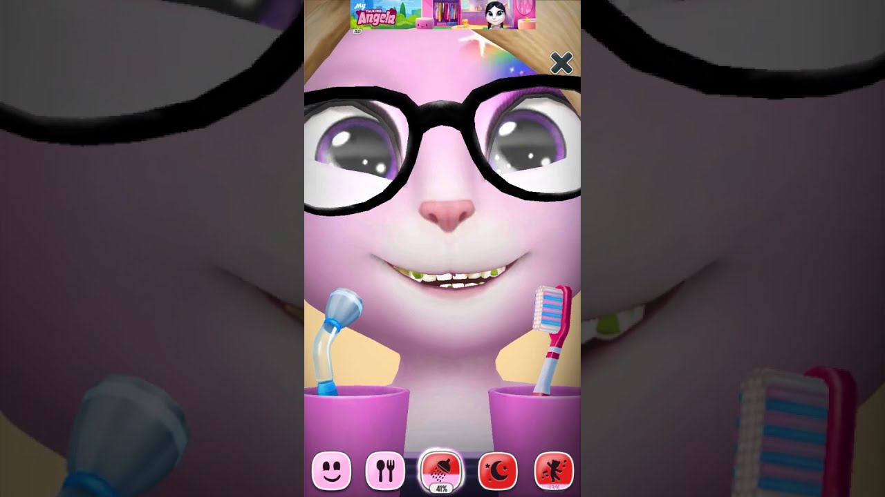 Talking Angela - Summer Fun at the Beach with Talking Tom | Gameplay 74