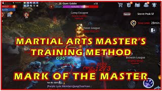 MIR4 Martial Arts Master's Training Method | Mark of the Master