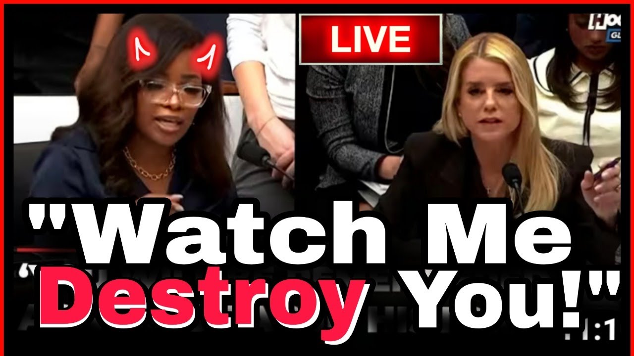 Jasmine Crockett Attacks Pam Bondi Over Epstein Files! (Targets TRUMP!!)