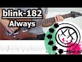 blink-182 - Always | Guitar Tabs Tutorial