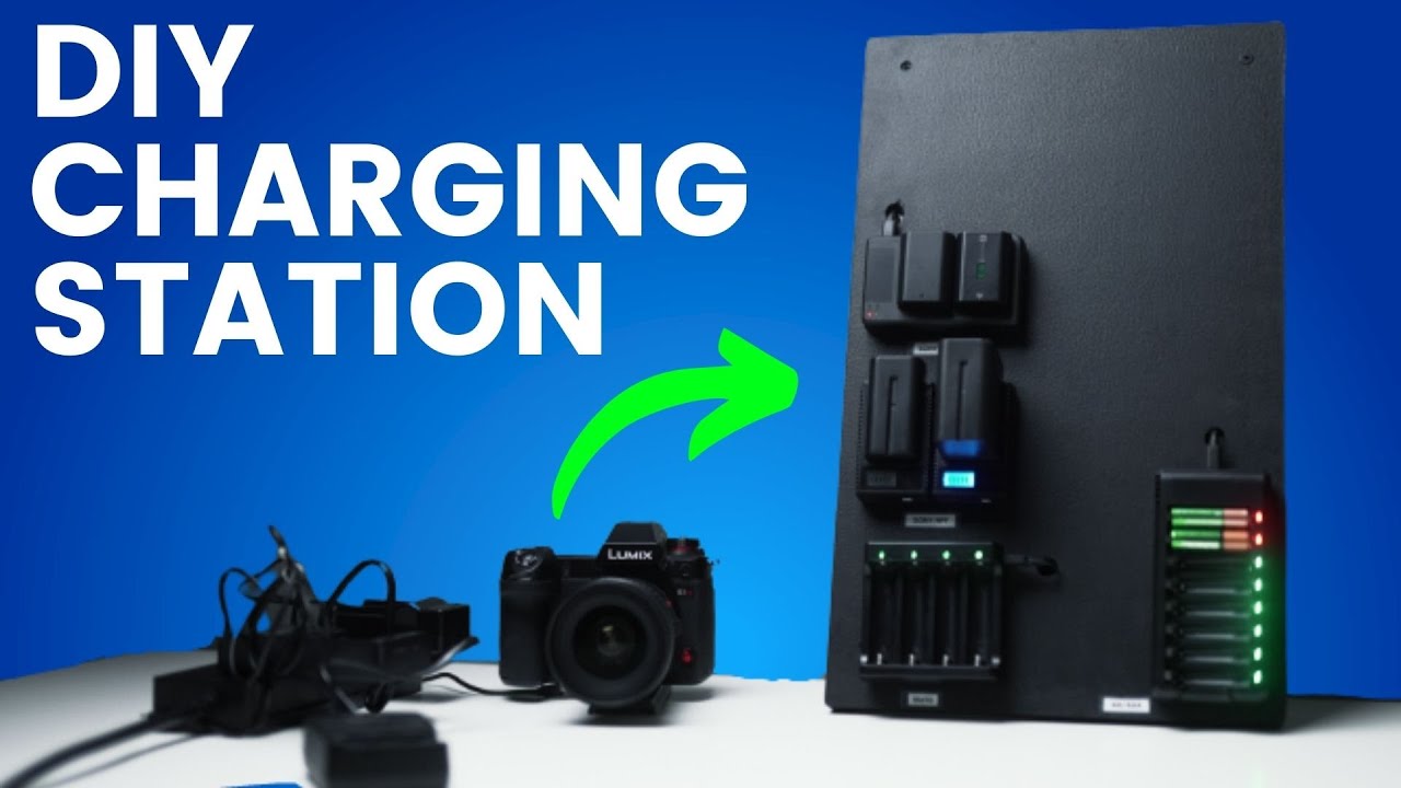 I Built a DIY CAMERA Charging Station! YouTube