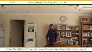 Granny Flats Builder Perth explain how a Transportable Granny Flat can be removed