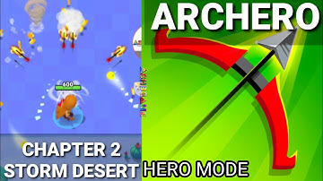 Archero Game Chapter 2 Storm Desert HERO MODE Gameplay Walkthrough