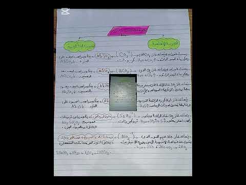 ملخص الباب الاول كيمياء ثالثه ثانوي 2025