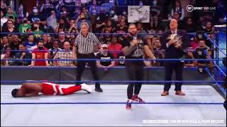 The demon Finn balor stands face-to-face with Roman reigns: wwe smackdown