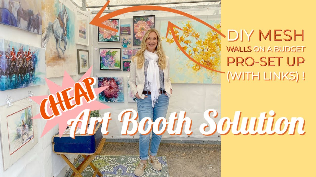 How to make art show display panels