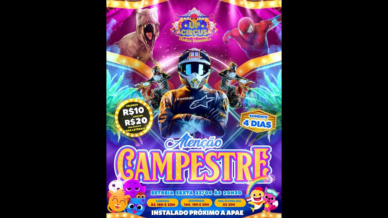 UP CIRCUS - FAMÍLIA SIGNORELLI (COMPLETO) - CAMPESTRE MG