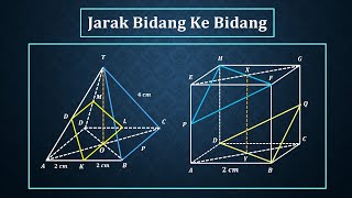 Dimensi tiga - Jarak bidang ke bidang Dimensi tiga - Jarak bidang ke bidang