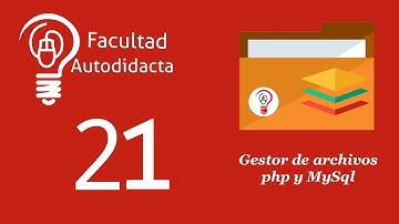Sistema Gestor de Archivos con php y mysql | Mostrar categorías en tabla html. Cap 21