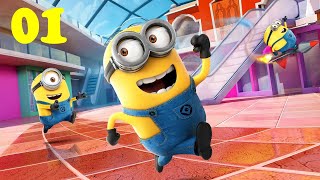 Deable Me Minion Rush Gameplay Walkthrough Part 1 - Tutorial Iosandroid