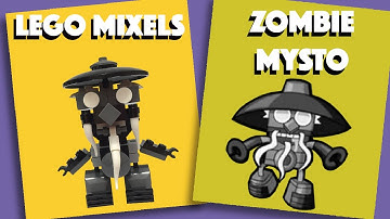 LEGO Mixels - Zombie Mysto - Stop Motion Build (How to Build)