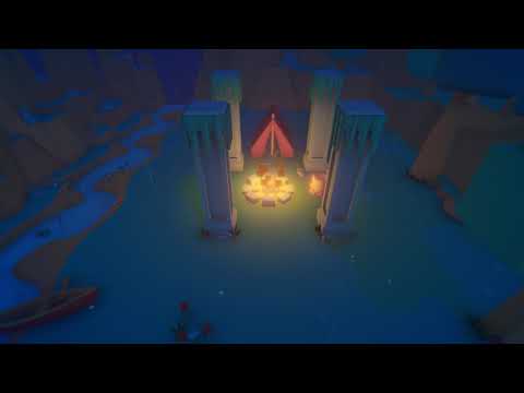 Scene ambient test (ilumination, particles and Post processing) - Unity