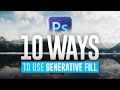 Top 10 Creative Ways To Use Photoshop Generative Fill AI