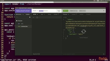 Redux – End to End : Token Based Authentication | packtpub.com