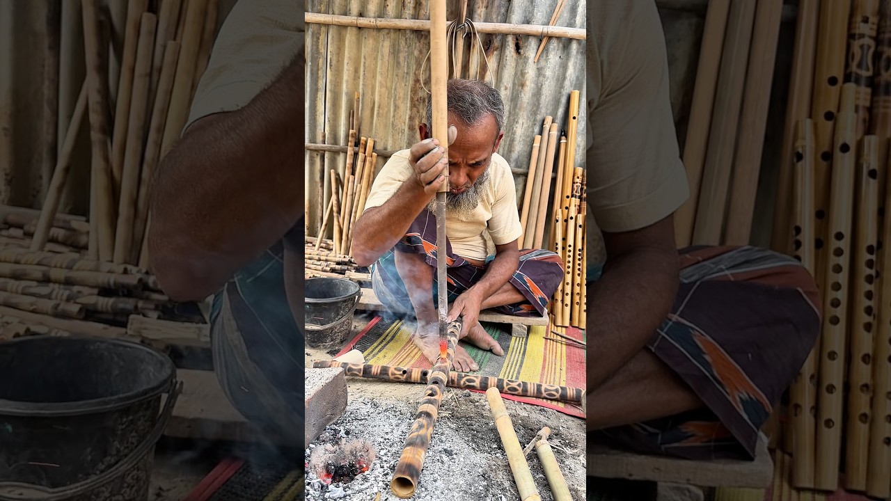 Amazing Bamboo Flute Manufacturing Complete Process | Handmade Art