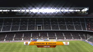 FIFA 12 (PS3) Gameplay - FC Barcelona vs Sevilla