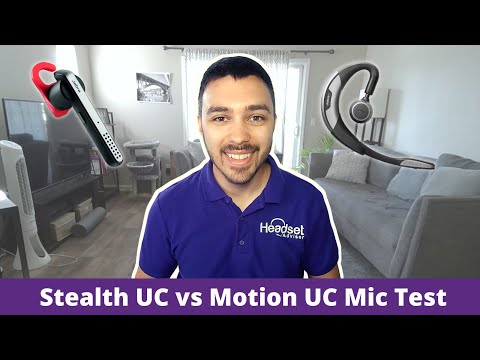 Jabra Motion UC Vs Stealth UC MIC TEST!