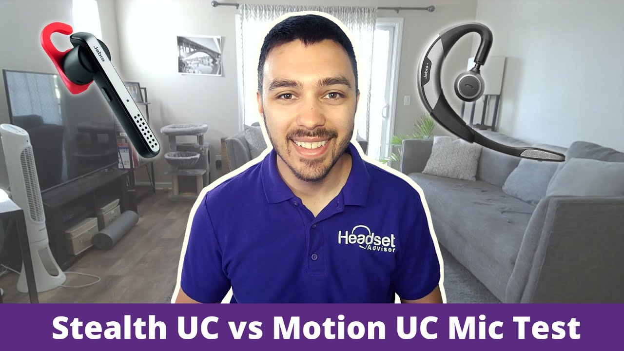 ontslaan ongerustheid tapijt Jabra Motion UC Vs Stealth UC MIC TEST! - YouTube