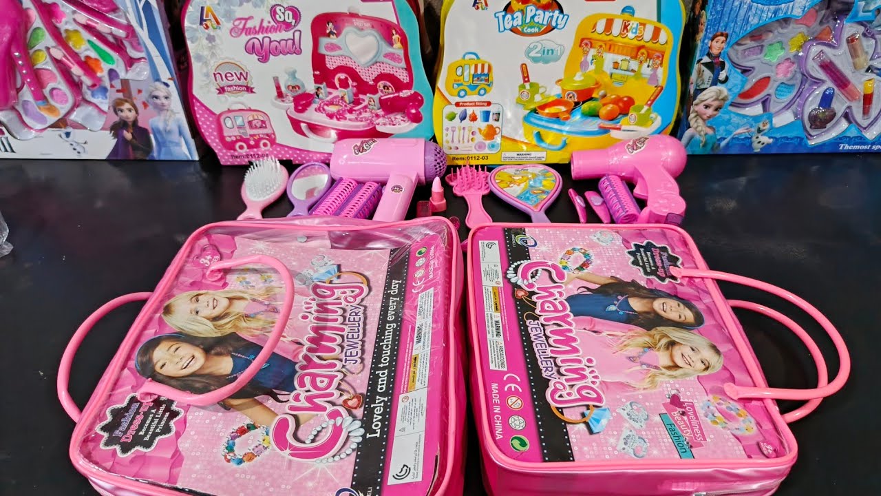 4 Minutes Satisfying with Unboxing Hello Kitty MAKEUP Set | Miniature MAKEUP Set Fun with Toy