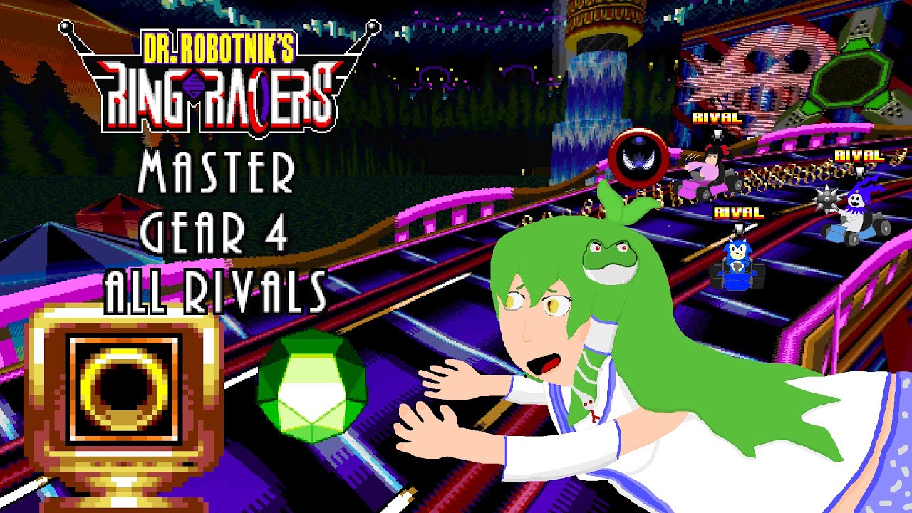 Ring Rivals Ring Racers: Ring Cup, Master Mode, Gear 4, all rivals. - YouTube