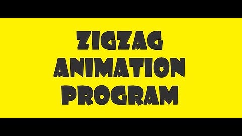 Fun with Python - Zigzag pattern