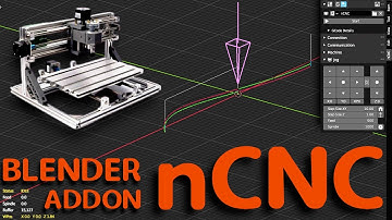 nCNC - Import / Export G Code - Blender Addon
