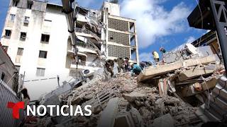 Equipos de rescate buscan sobrevivientes tras los devastadores terremotos en Venezuela