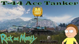 💥RickAndM0rty / T-44 Ace Tanker🏅4K DMG 💢 / World of Tanks