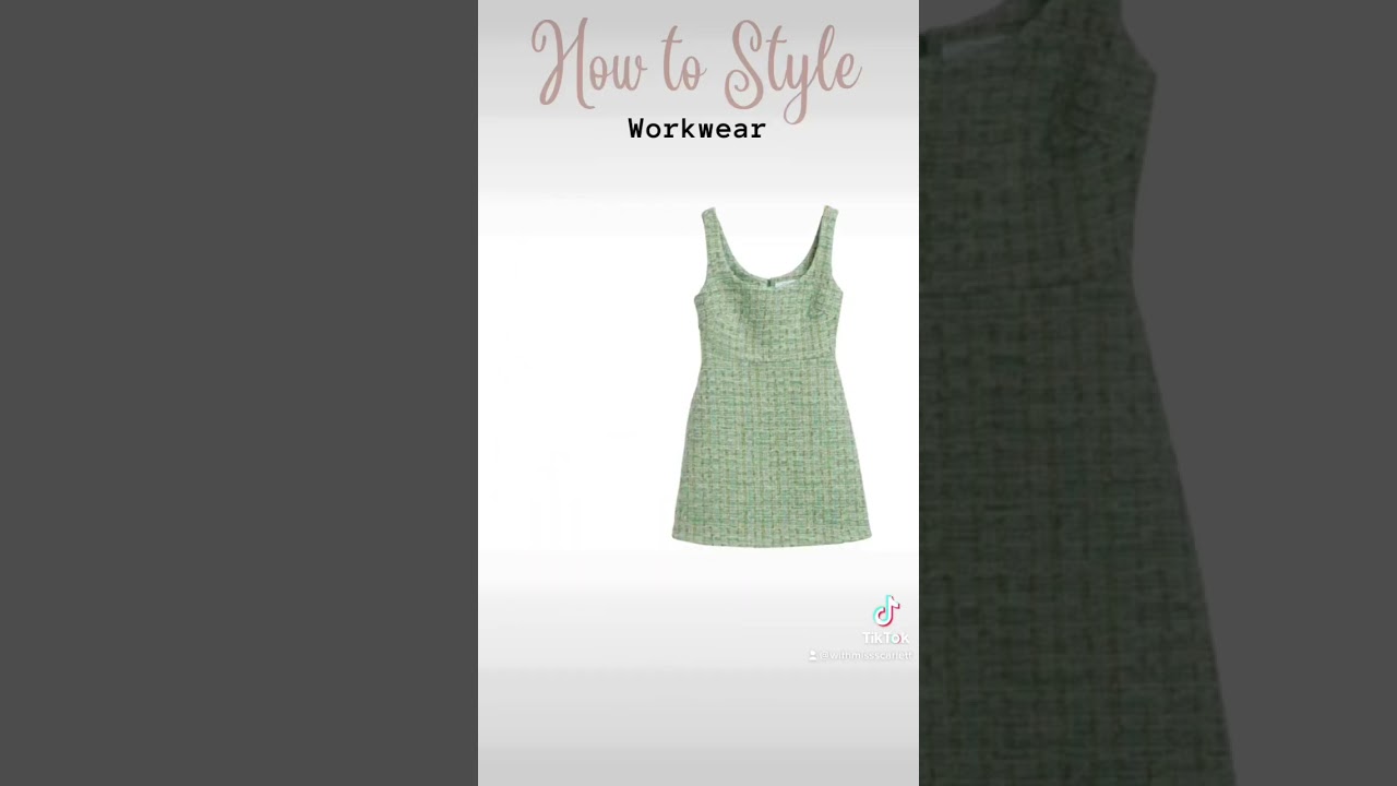 I love this tweed mini dress - such a great staple for spring. Preppy style outfits 🤍