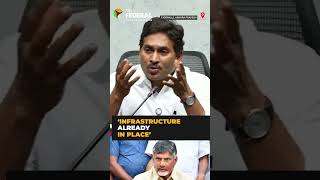 Jagan questions Chandrababu's Andhra capital plan | #shorts