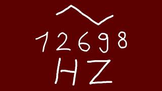 12698 hz triangle