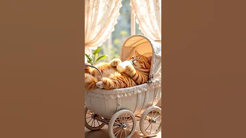 قطة نائمة Cat Youtubeshorts 