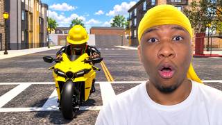SLIDING ON MY OPPS WITH A MOTORCYCLE IN ROBLOX STREET LIFE REMASTERED!