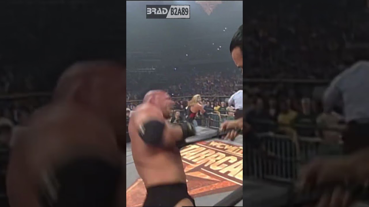 Scott Hall tases Goldberg WCW Starrcade