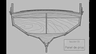 Panel de proa dunha dorna