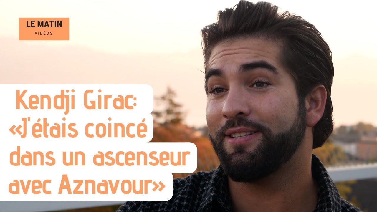 Kendji «J'étais coincé dans l'ascenseur avec Aznavour»