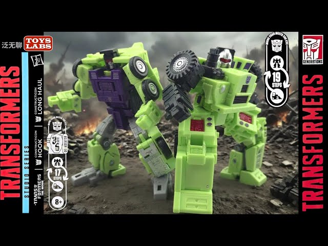 变形金刚86拖斗，吊钩Transformers Constructicon Long Haul & Hook