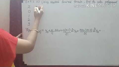 Class 12 | BM 46 | Ex5.2-3,4 |Business Maths | Newton Gregory forward formula