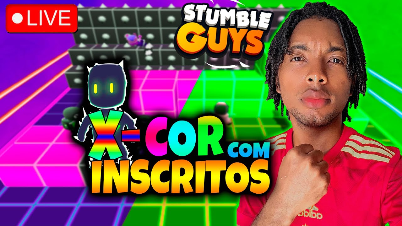 🟢STUMBLE GUYS AO VIVO 💫 JOGANDO COM INSCRITOS💫 PORTUGUÊS BRASIL  #stumbleguys #stumbleguyslive 