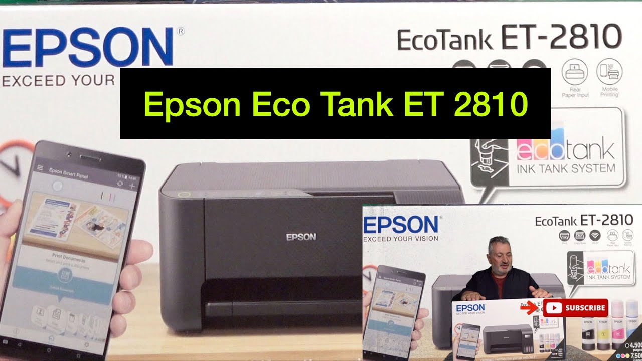 Unboxing de l'imprimante Epson ecotank ET-2810 détourner pour la sublimation  